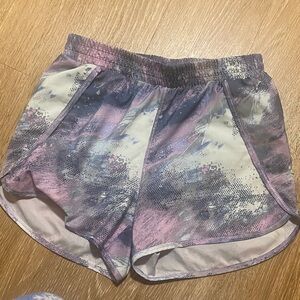 All in Motion Women's Athletic Shorts - Purple and Gray